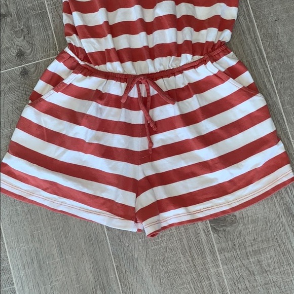 Gabriella Rocha Striped Scoop Neck Tank Romper Women's Size Small - Picture 5 of 8